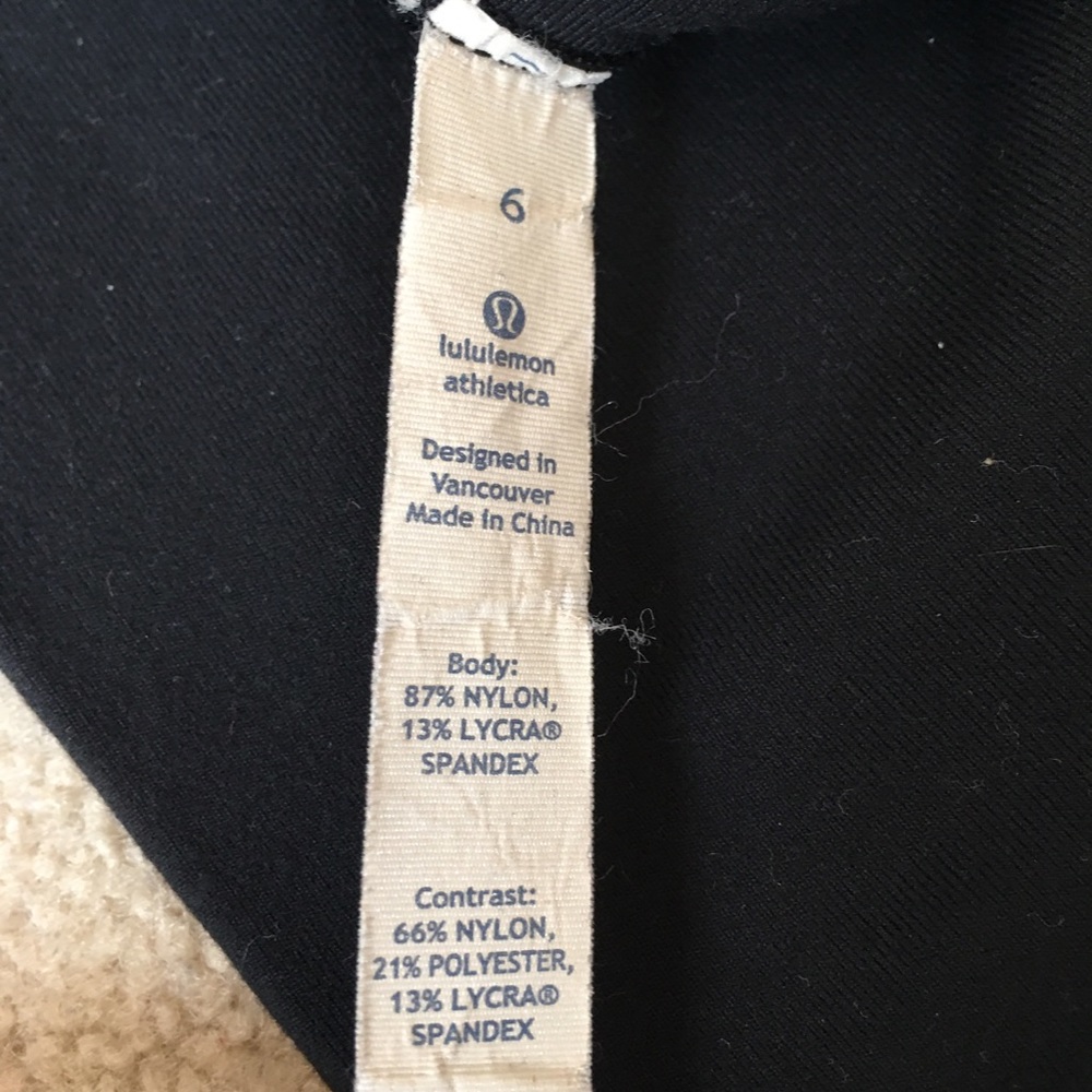 lululemon Multi-Color Block Groove Crop Leggings-6 - Picture 5 of 9